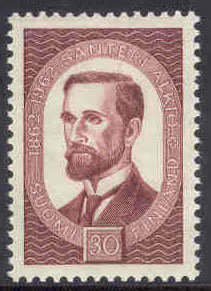 Finland – F  554 Santeri Alkio (Alexander Finlander), författare och politiker, 1 kpl **
