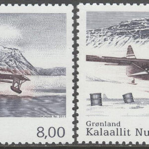 Grönland – F  554-555 Civilflyget, 2 kpl **