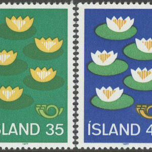 Island – F  557-558 Norden IV. Miljövård, 2 kpl **