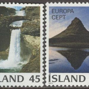 Island – F  559-560 Europa CEPT 1977 Landskap, 2 kpl **