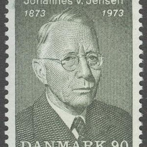Danmark – F  565 Johannes V Jensen – Nobelpristagare, 1 kpl **
