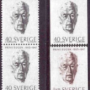 Sverige – F  566-567 Prins Eugen, 4 kpl **