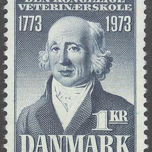 Danmark – F  567 Kungl Veterinärskolan 200 år – P C Abildgaard, 1 kpl **