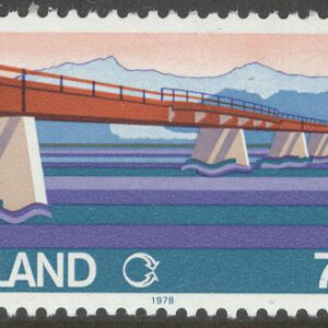 Island – F  571 Skeidarábron, märke kpl **