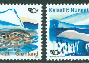 Grönland – F  574-575 Livet vid kusten, 2 kpl **