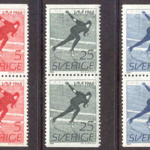 Sverige – F  574-576 VM på skridsko, 6 kpl **