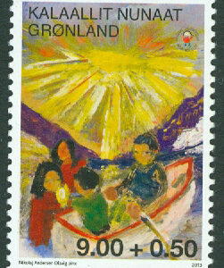 Grönland – F  590 Bättre barnliv på Grönland – MIBB, 1 kpl **