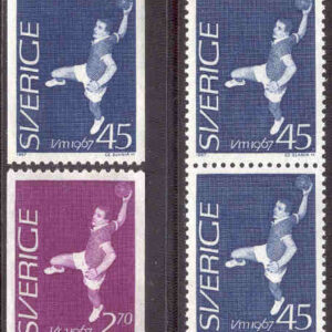 Sverige – F  595-596 VM i handboll, 4 kpl **
