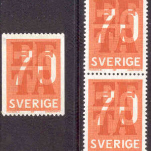 Sverige – F  597 EFTA, 3 kpl **
