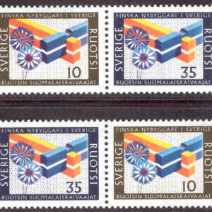 Sverige – F  608-609 Finska nybyggare, 4 kpl **