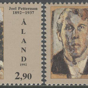 Åland – F   61-62 Joel Pettersson, konstnär, 2 kpl **