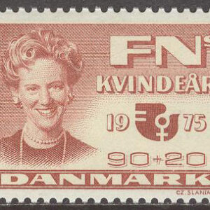 Danmark – F  610 Internationella Kvinnoåret 1975, 1 kpl **
