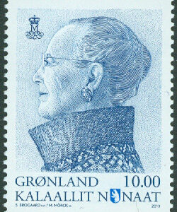 Grönland – F  611 Drottning Margrete III, 10.00 kr **