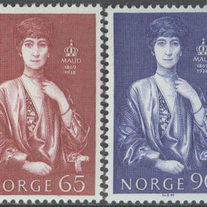 Norge – F  625-626 Drottning Maud 100 år, serie 2 kpl **