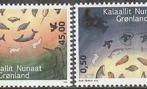 Grönland – F  630-631 Jägarliv, 2 kpl **