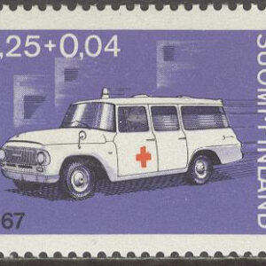 Finland – F  634-636 Finlands Röda Kors 90 år, 3 kpl **