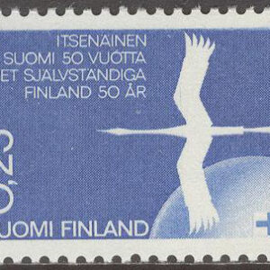 Finland – F  637-639 Fria Finland 50 år, 3 kpl **
