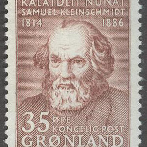 Grönland – F   64 Samuel Petrus Kleinschmidt 150 år – Språkforskare, 1 kpl **
