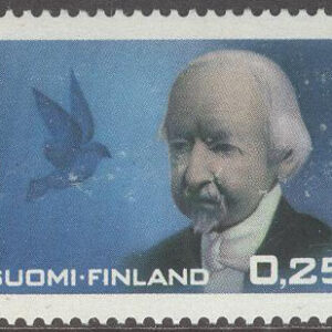Finland – F  641 Zacharias Topelius – Författare, 1 kpl **