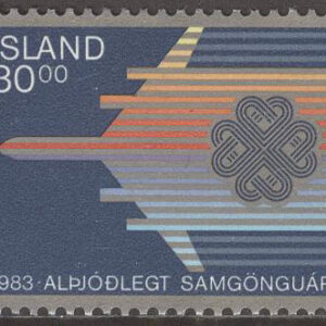 Island – F  642 Världskommunikationsåret 1983, 1 kpl **