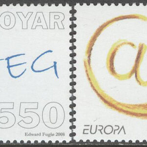 Färöarna – F  644-645 Europa CEPT 2008 – Brev, 2 kpl **