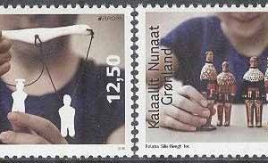 Grönland – F  646-647 Europa 2015 – Gamla leksaker, 2 kpl **