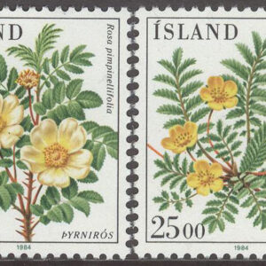 Island – F  649-650 Blommor VI, 2 kpl **