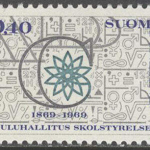 Finland – F  668 Skolstyrelsen 100 år, 1 kpl **