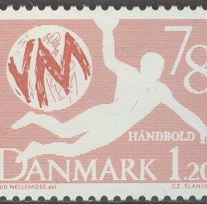 Danmark – F  680 VM i Handboll för herrar 1978, 1 kpl **