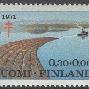 Finland – F  690-692 Antituberkulos 1971 Skogsindustri III Träd, 3 kpl **