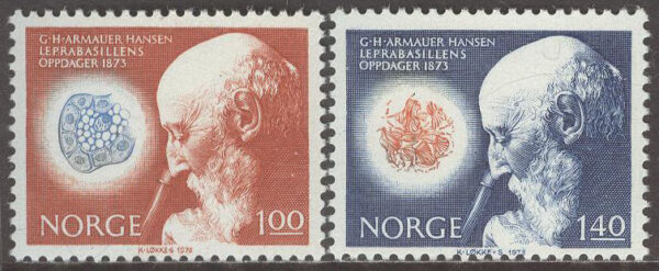 Norge - F  691-692 G H Armauer Hansen, 2 kpl **