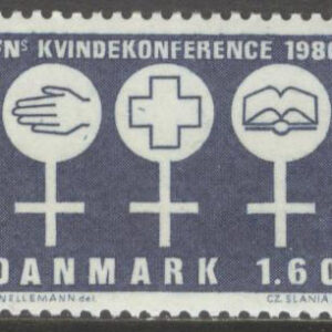 Danmark – F  726 FN:s kvinnokonferens 1980, 1 kpl **