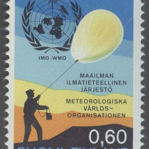 Finland – F  731 WMO 100 år 1973, 1 kpl **