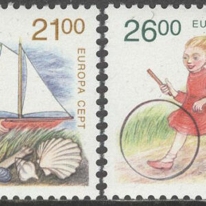 Island – F  738-739 Europa CEPT 1989 Barnlekar, 2 kpl **