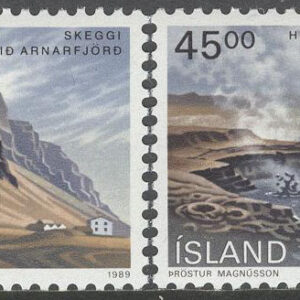 Island – F  741-742 Landskap III bla Berget Skeggi, 2 kpl **