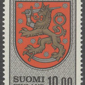Finland – F  747 Finlands Riksvapen, 1 kpl **
