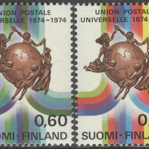 Finland – F  759-760 Världspostföreningen UPU 100 år, 2 kpl **