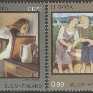 Finland – F  767-768 Europa CEPT 1975 Målarkonst, 2 kpl **