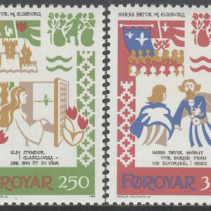 Färöarna – F   77-80 Pætur & Elinborg – Medeltida dansvisa, 4 kpl **