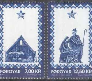 Färöarna – F  782-783 Jul Gospel I, 2 kpl **
