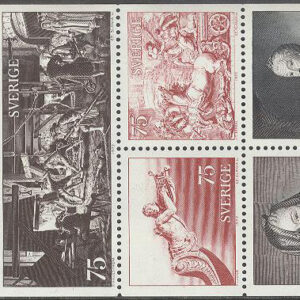 Sverige – F  787-792 Gustaviansk konst, HBL kpl **