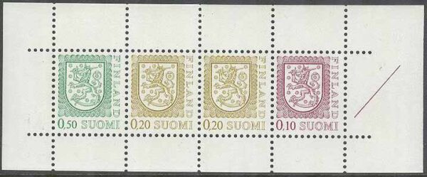 Finland - F  788, 821, 827+/ II Vapentyp Typ IIS, HBL **