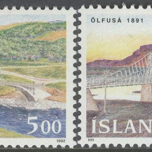 Island – F  803-804 Broar I, bl.a. Bron över Ölfusá vid Selfoss, 2 kpl **