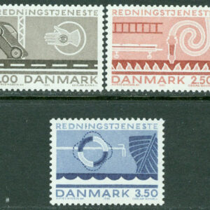 Danmark – F  811-813 Räddningstjänster, 3 kpl **