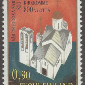 Finland – F  814 Finlands ortodoxa kyrka 800 år, 1 kpl **