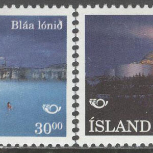 Island – F  819-820 Norden X. Turistmål, 2 kpl **