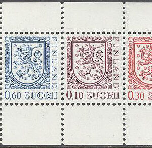 Finland – F  821,764,827,810,920 Vapentyp HBL kpl **
