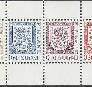 Finland – F  821,764,827,810,920 sm Vapentyp HBL kpl **