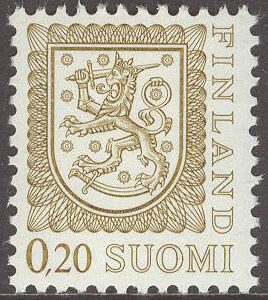 Finland – F  821 II Vapentyp Typ IS, märke kpl **