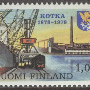 Finland – F  825 Staden Kotka 100 år, 1 kpl **